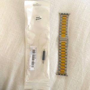 Mixed metal (gold/silver) Apple Watch (38/40mm) band, BRAND NEW.